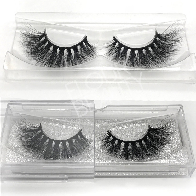 Wholesale siberian mink 3D strip eyelashes vendor custom packaging China EL52